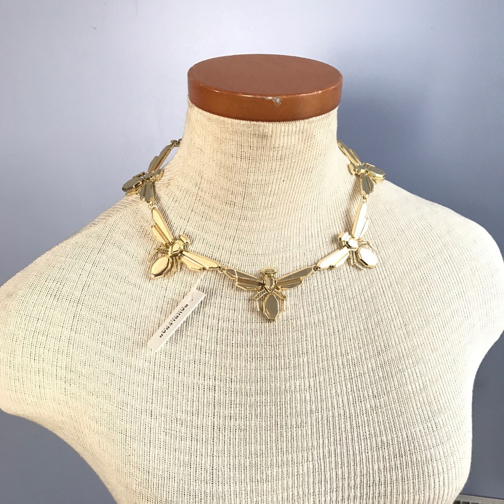 BaubleBar Bee Necklace 🐝 statement Gold choker